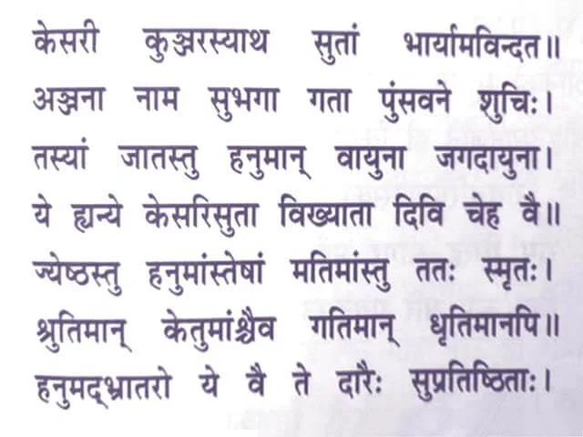 Hanuman Brother Name