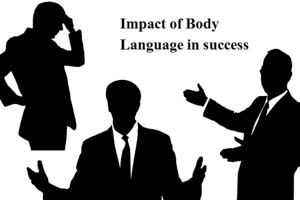 Impact of body language in success