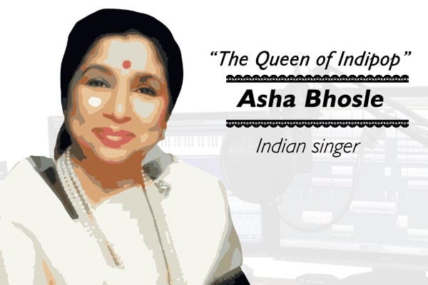 Asha Bhosle Information in Marathi