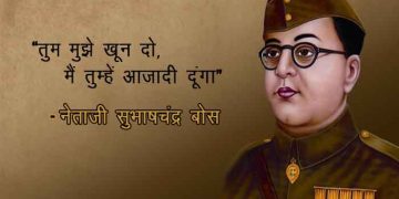 Subhash Chandra Bose Speech in Marathi