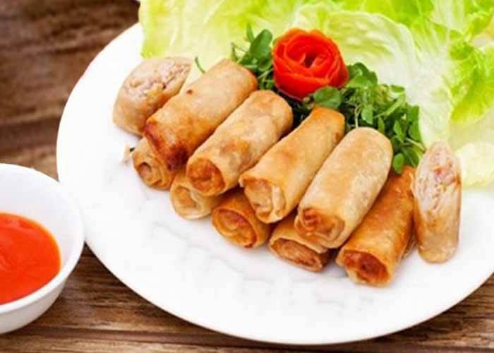 Veg Spring Roll Recipe in Marathi
