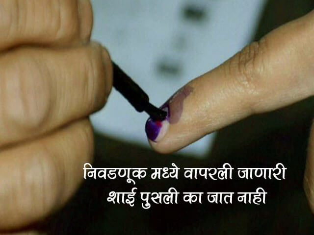 Voting Ink or Election Ink