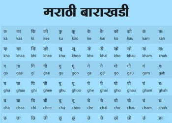 मराठी बाराखडी